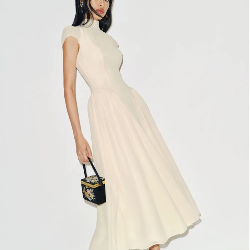 NWT Reformation Maven Dress Size 6 Fior Di Latte
